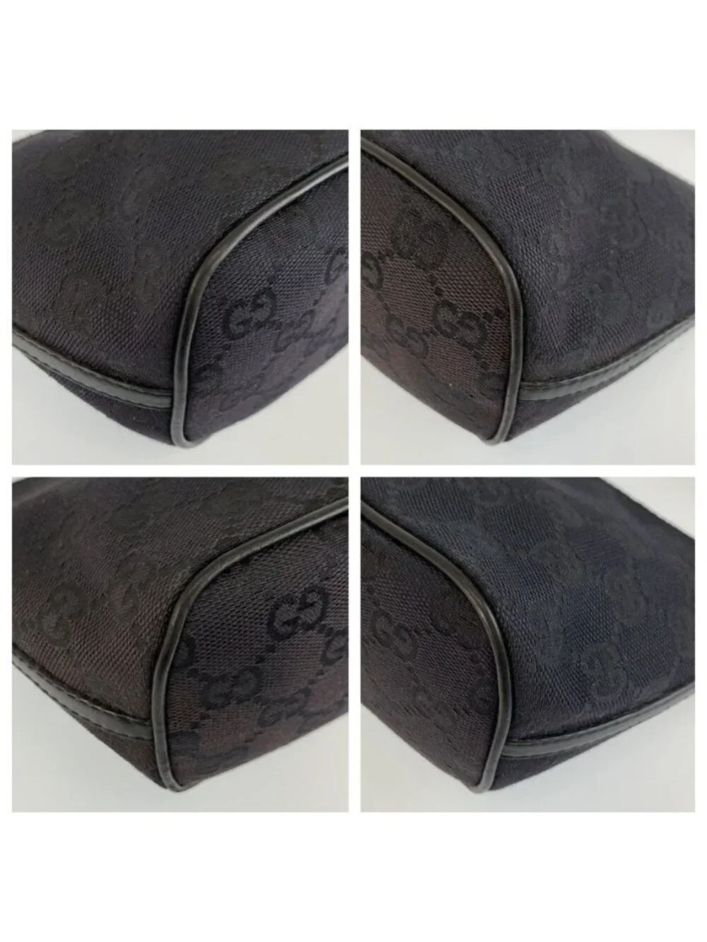 Gucci Black Silver 039 Handbag Pouch